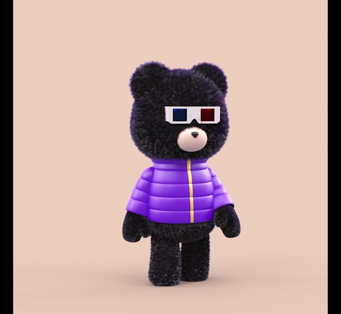 create a cute 3d character mascot for you brand