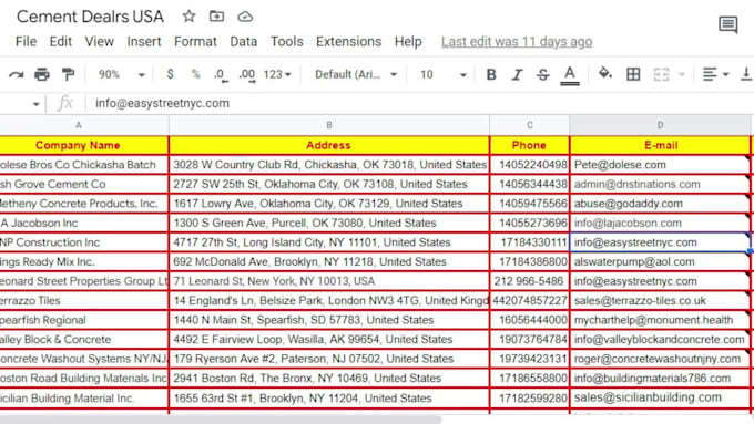 provide targeted b2b lead generation and email list building