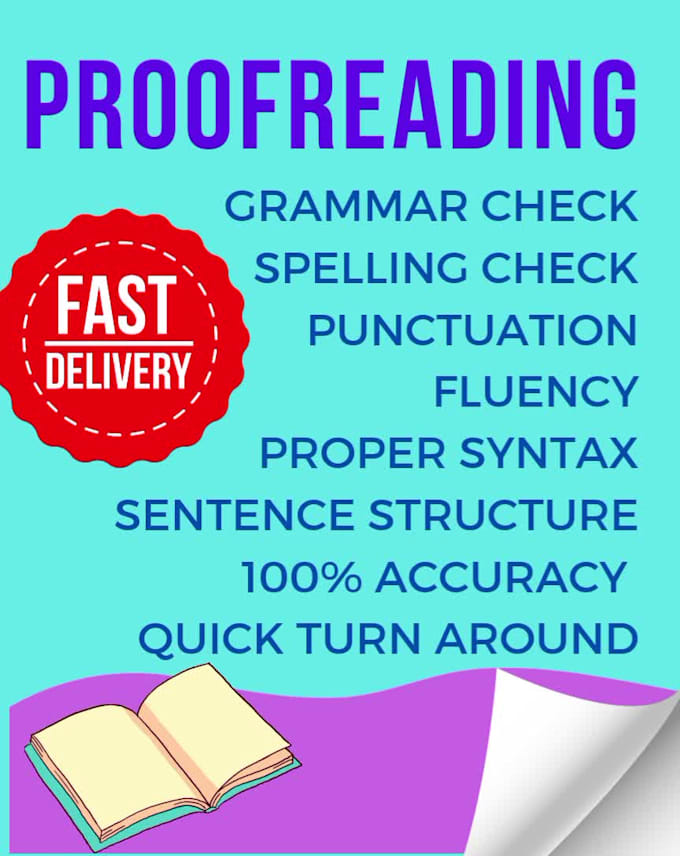 proofread and edit your grammar and spelling corrections