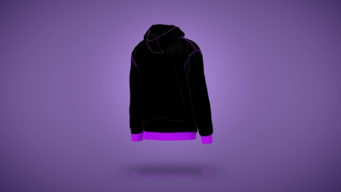 make a 3d hoodie mockup video