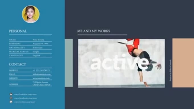 create CV or resume and cover letter