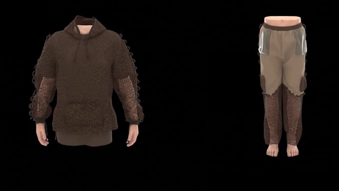 model you 3d garments