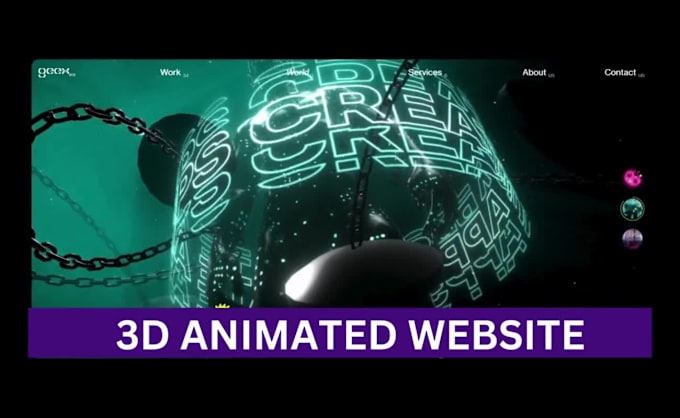 Animate 3d spline,3d animated webflow, 3d scrolling animation, figma to ...