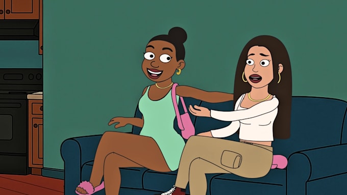 make a 2d cartoon animation video