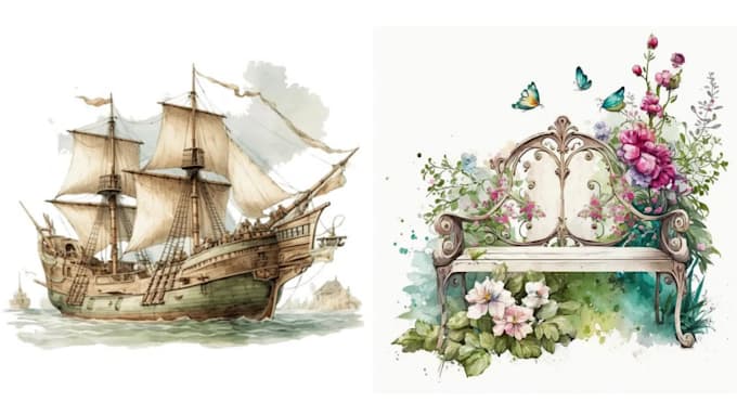 create unique clip art or illustration of your vision
