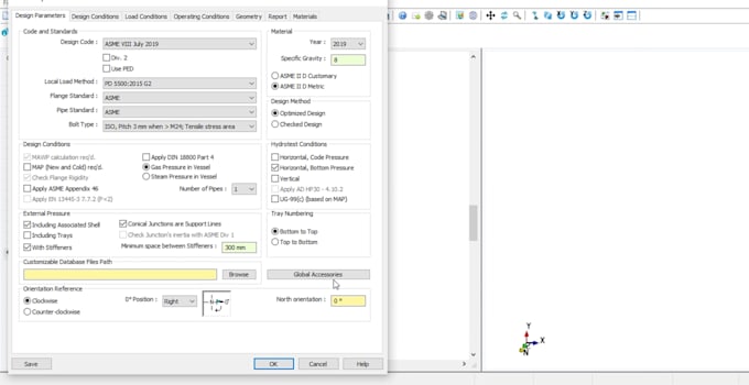 pressure vessel modelling using bentley autopipe vessel