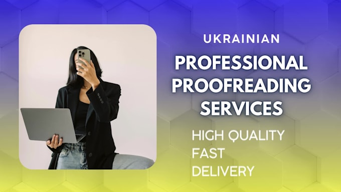 proofread and edit your ukrainian text manually