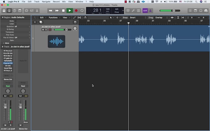 denoise , declick and editing services of your audio track
