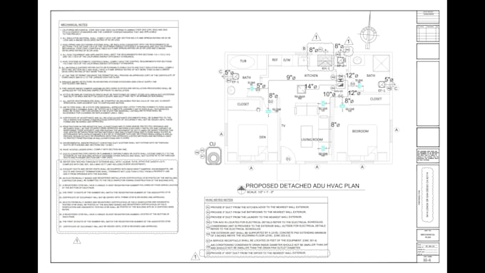 draw hvac, plumbing, electrical, mep permit drawing