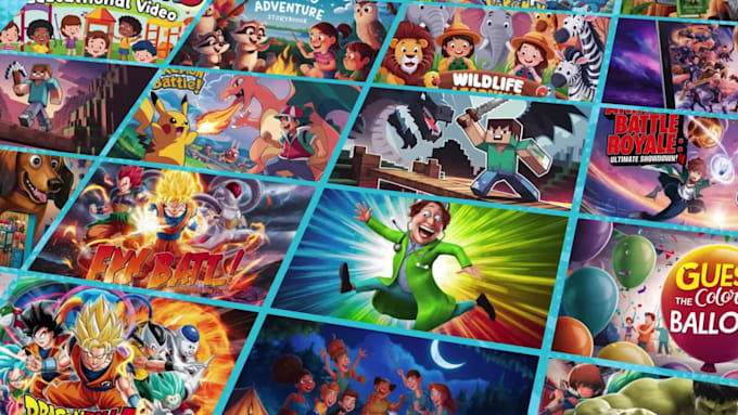 draw amazing cartoon thumbnail for youtube any art style