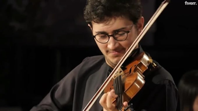 record audio tracks for you with my violin