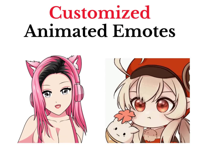 Create high quality custom animated emotes for twitch, kik by