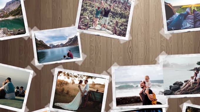 create wedding, birthday, funeral photo slideshow video