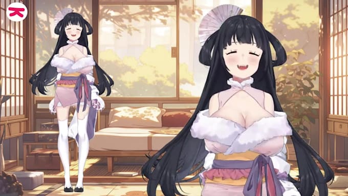 draw and rig your custom vtuber model live2d