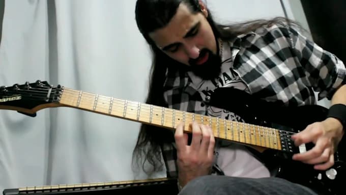 record professional electric and acoustic guitar tracks
