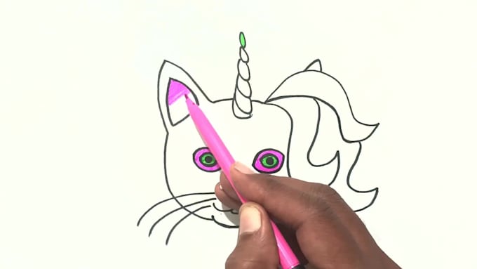 create hand drawn art videos for kids and a youtube channel