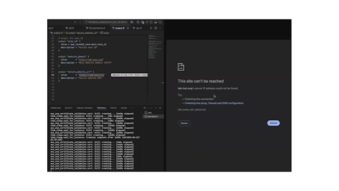 deploy and automate AWS infrastructure using terraform
