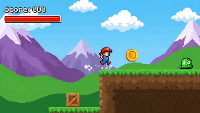 Create a game in python using pygame for you by Nasrbld | Fiverr