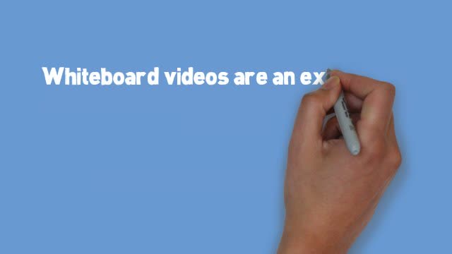 create a whiteboard animation video