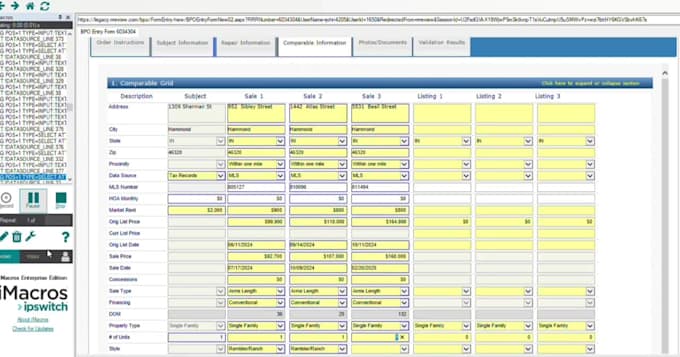 complete your bpo broker price opinion report