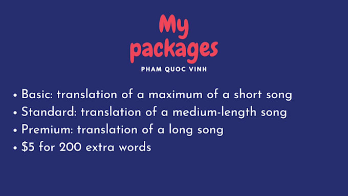 translate english lyrics into vietnamese