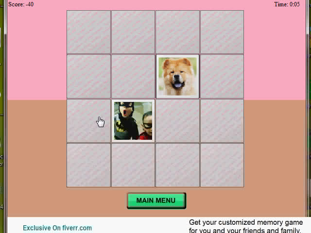 Create a custom memory game by Karolin | Fiverr