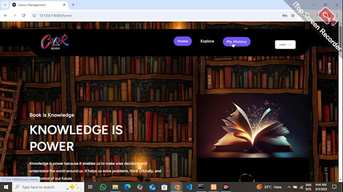 design and develop a professional library management system in laravel or PHP