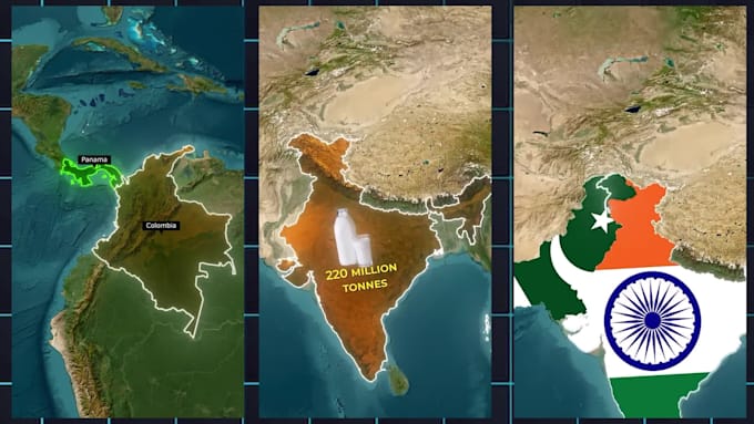 do interesting map animation videos