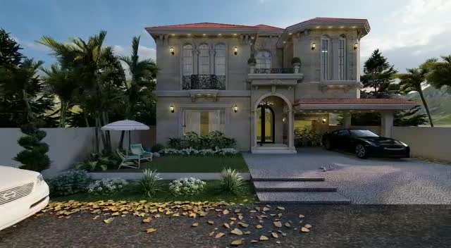 Do floor plans elevations by autocad revit and render 3d views