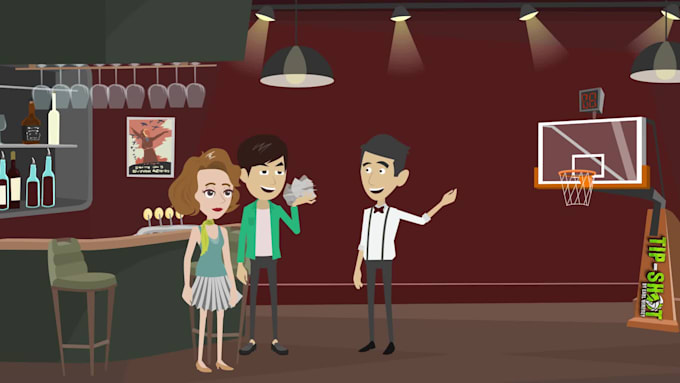 create french german spanish 2d explainer animated video