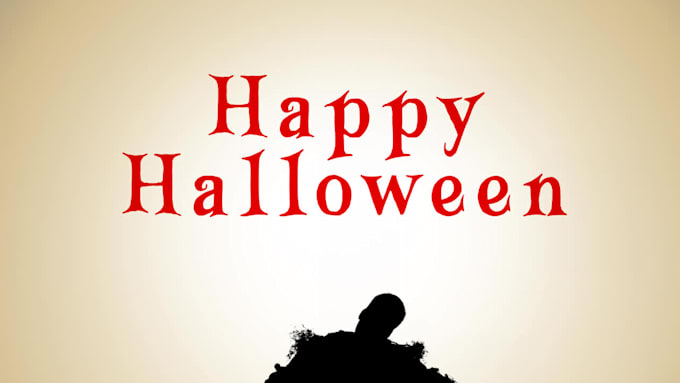 make scary halloween zombie video