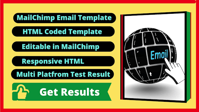 create mailchimp template, email marketing and campaign