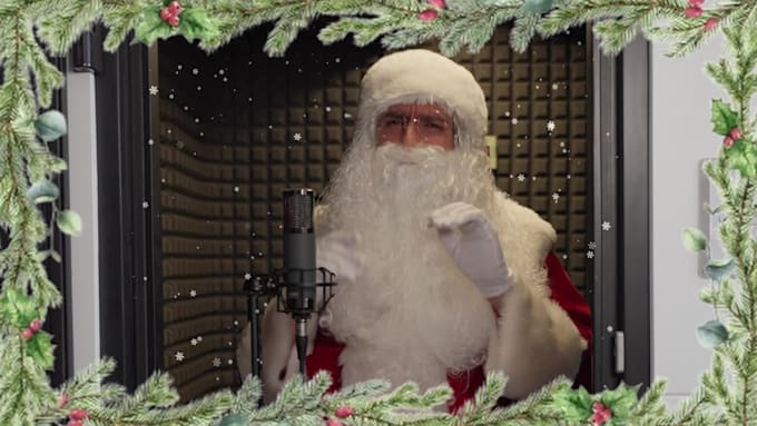 record the voice of papá noel