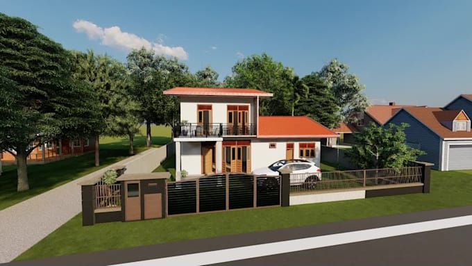 design 2d autocad floor plans, architectural drawings, and 3d rendering