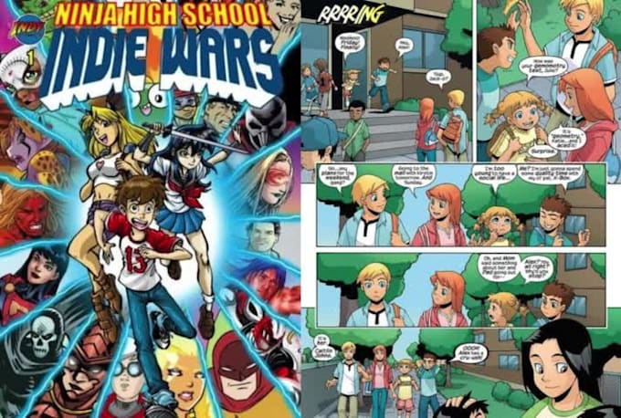 draw anime manga comic book illustration cover art manhwa manga artist webtoon