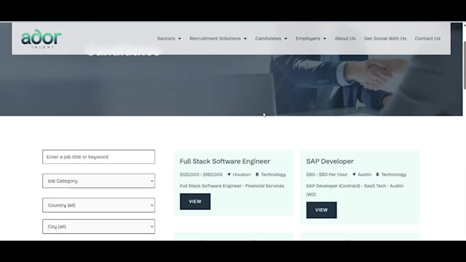 build your recruitment agency website