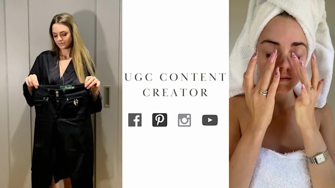 be your model and ugc content creator