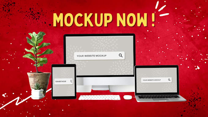design iphone macbook tablet device screen mockup