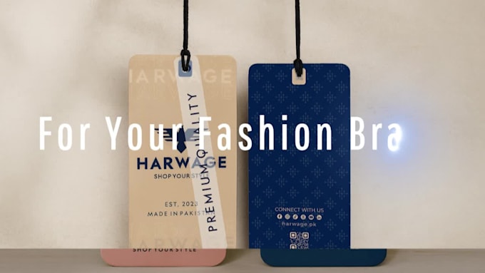 design premium clothing labels, hang tags and apparel packaging