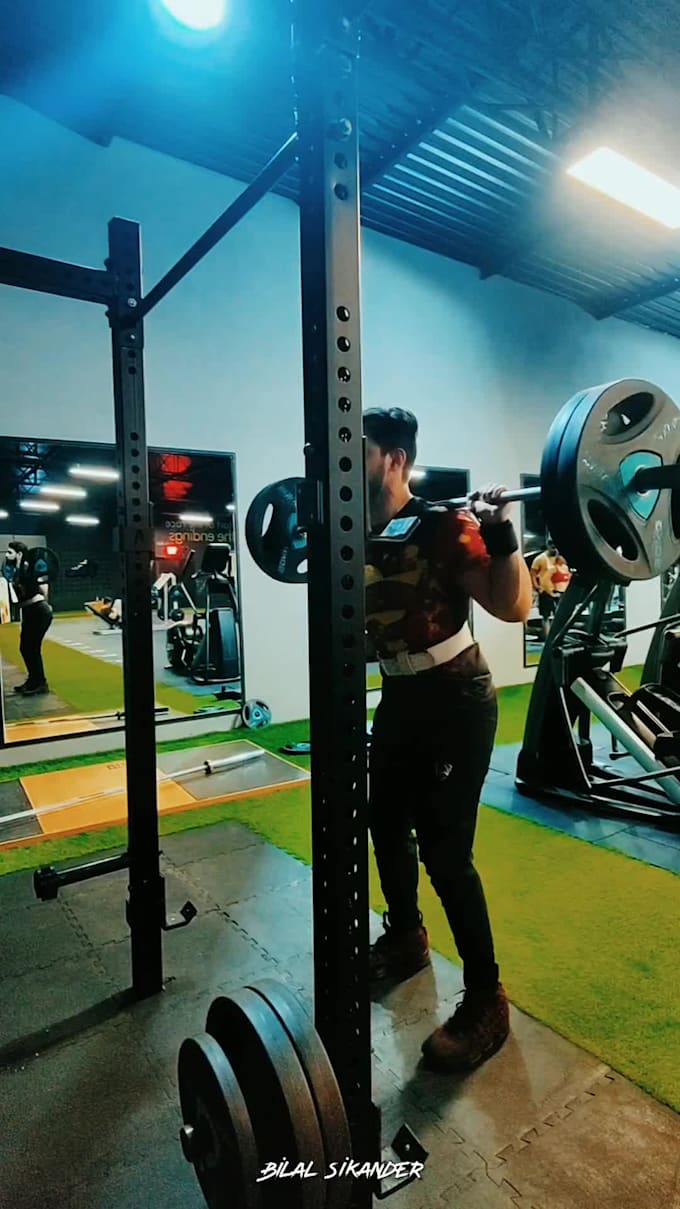 create a workout tutorial or cinematic video