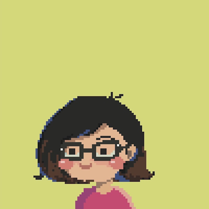 make your unique pixel art avatar in my style and animate it