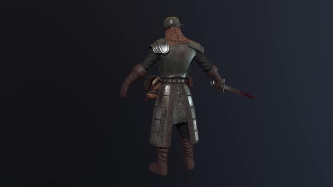 do 3d character and 3d model
