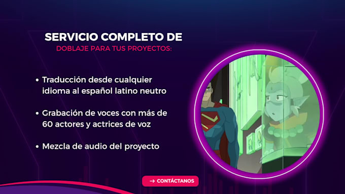 do latin spanish dubbing and script adaptation