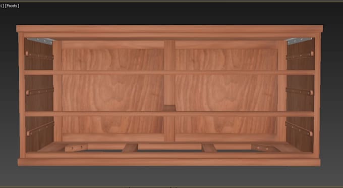 create 3d animation video assembling furniture