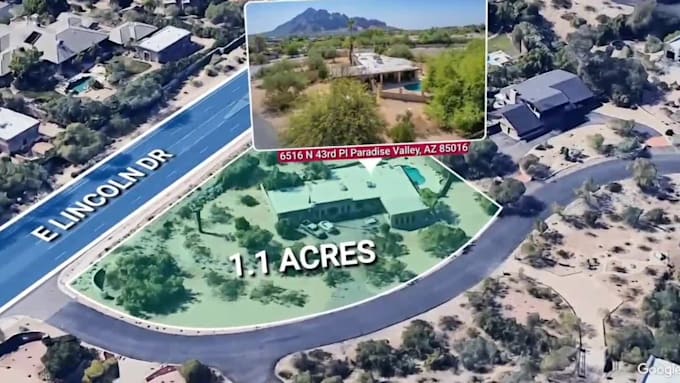 make a google earth and drone tour video for your real estate location