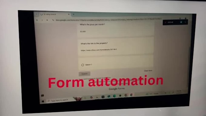 data entry and python automation