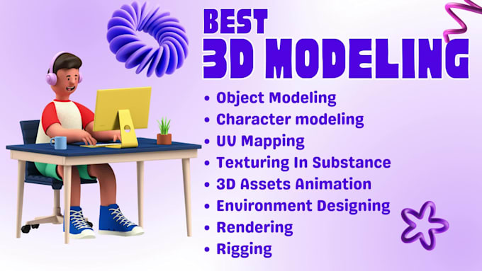 create 3d model for game, character design, products, objects, props, items