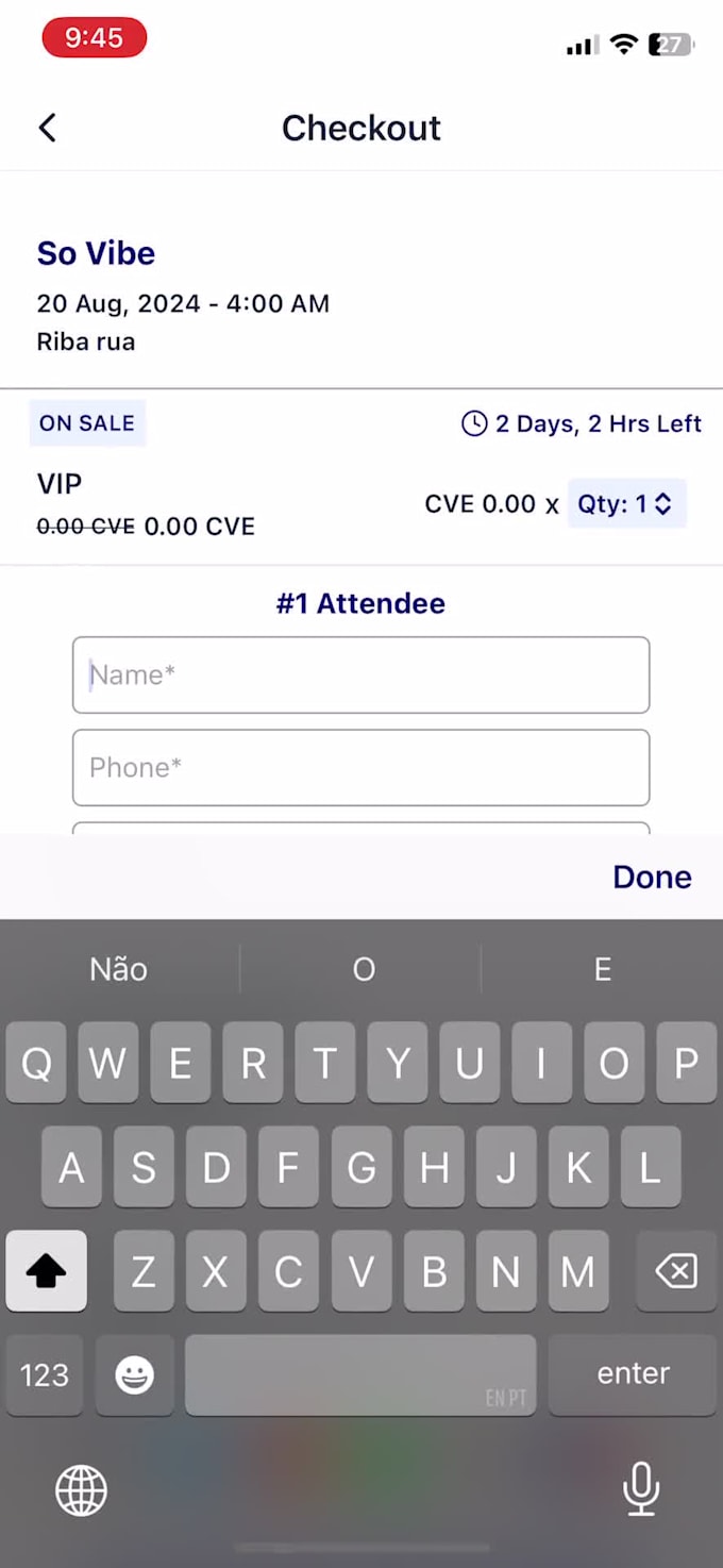 develop ticket sale plataform with app