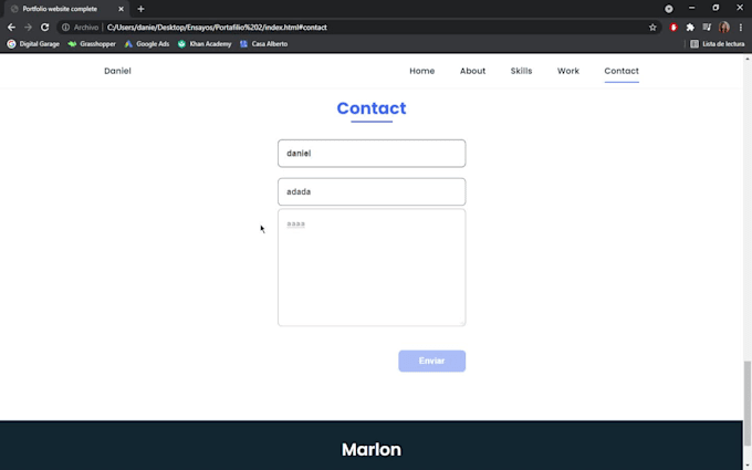 Build creative portfolio resume website using html and css by Dlanmi ...