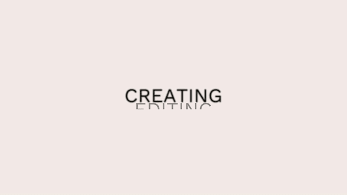 video editing and creating